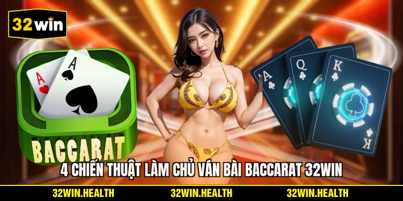 4 Chiến thuật làm chủ ván bài Baccarat 32WIN